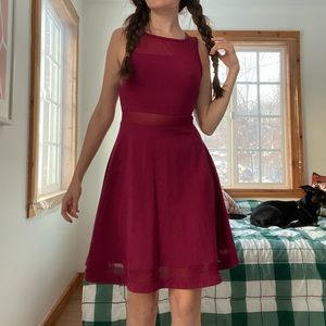 Illusion A-Line Express Dress